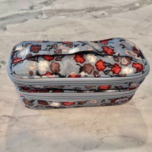 Lug Makeup case - Cosmetic bag - Double Decker 8.5"x3.5"x4". New!
